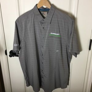 Men's  5.11 Tactical  Vay Short Sleeve Shirt: KAWASAKI Promo  item